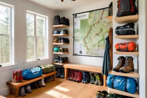 photo of hiking storage area